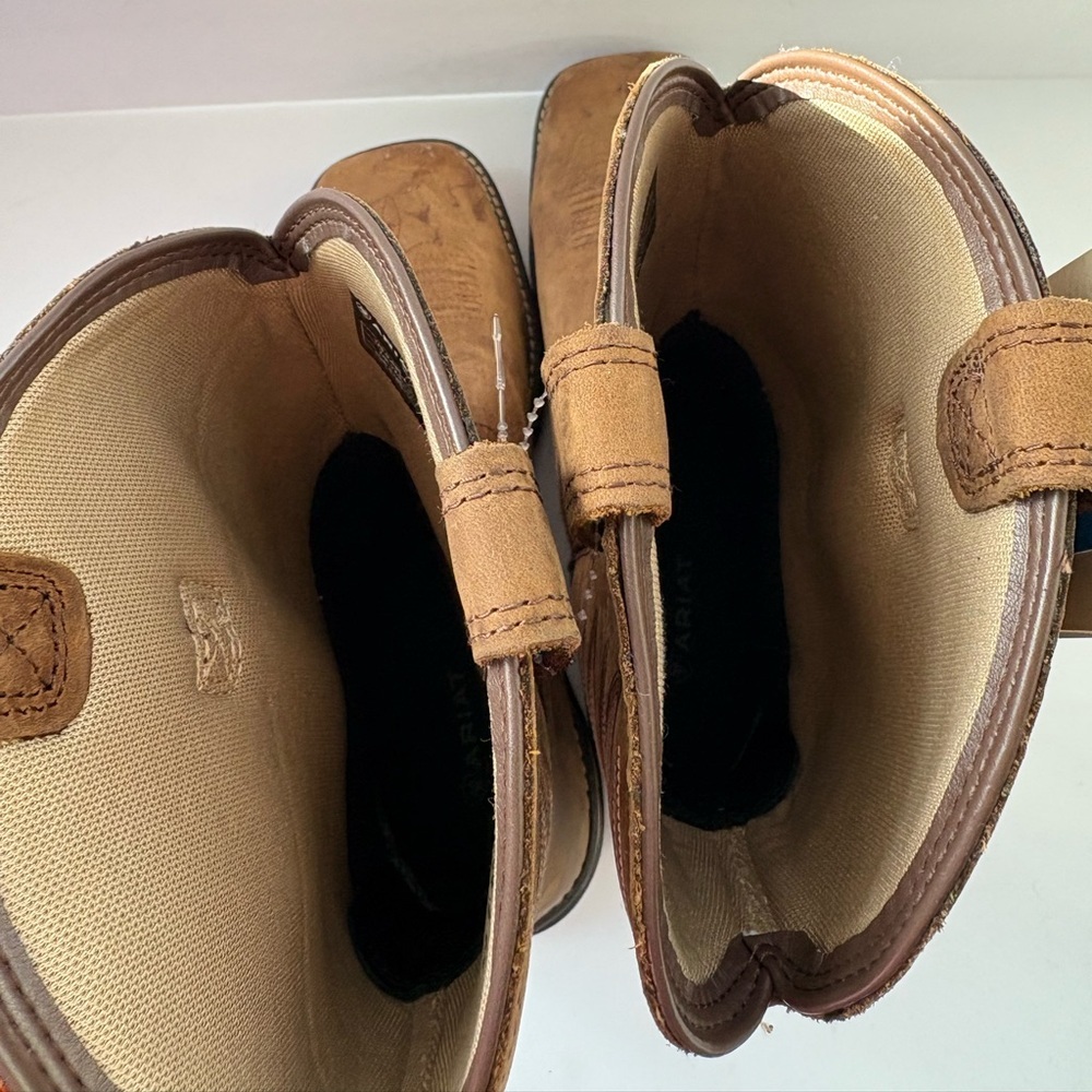 NWT Ariat Anthem Waterproof Western Boot Size 9.5B Men’s - Picture 12 of 16